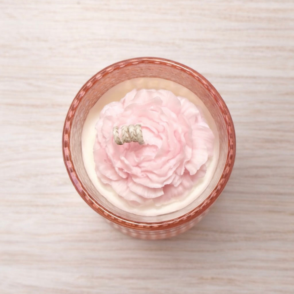 Aura Glow Candle - 6oz | Amber Suede