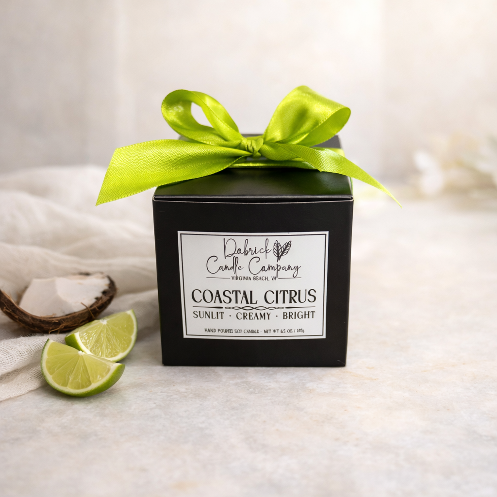 Seasonal Soy Candle - 6.5oz | Coastal Citrus