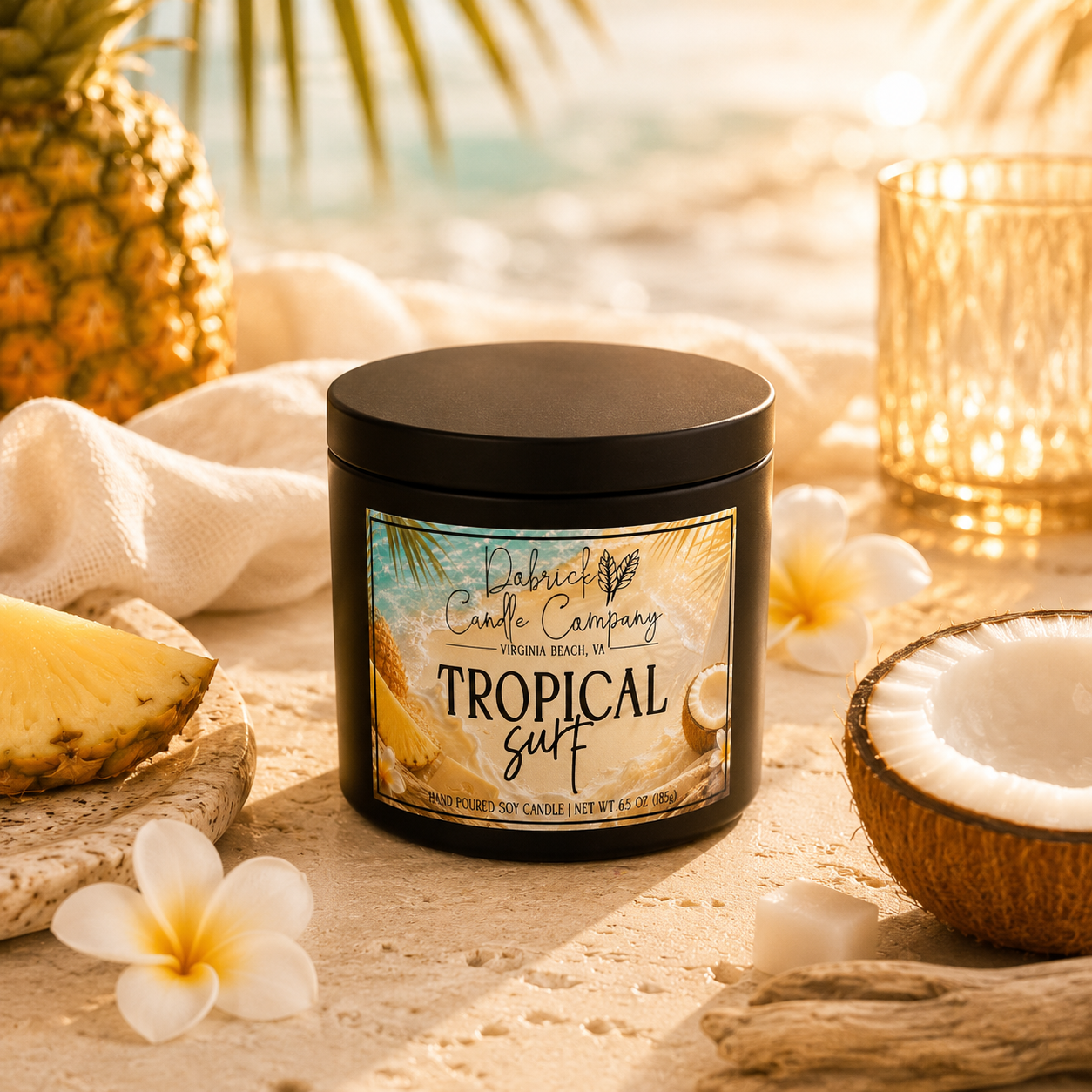 Seasonal Soy Candle - 6.5oz | Tropical Surf