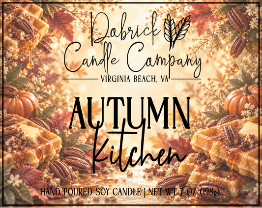 Crackling Wood Wick Candle | Autumn Kitchen