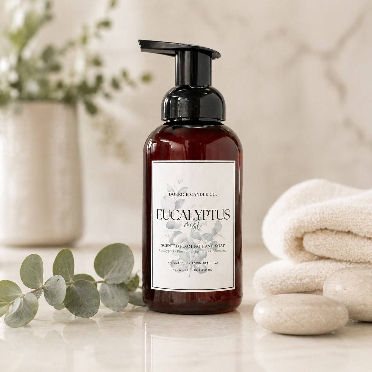 Foaming Hand Soap – 12oz | Eucalyptus Mist