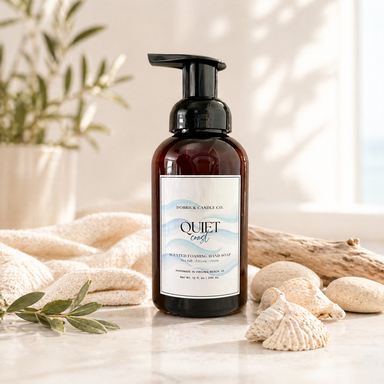 Foaming Hand Soap – 12oz | Quiet Coast