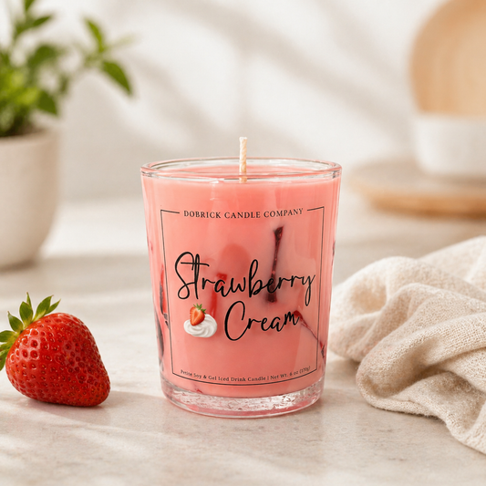 Iced Ritual Candle | Strawberry Cream Latte