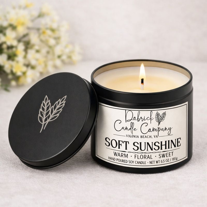 Seasonal Soy Candle - 6.5oz | Soft Sunshine