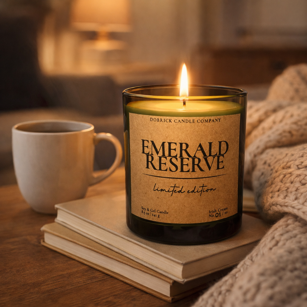 Iced Ritual Candle - 8.5oz | Emerald Reserve
