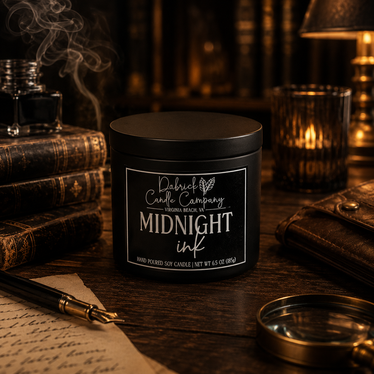 Gentleman's Soy Candle | Midnight Ink