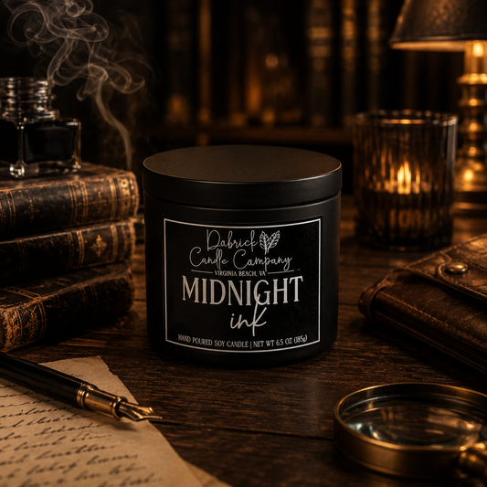 Gentleman's Soy Candle | Midnight Ink