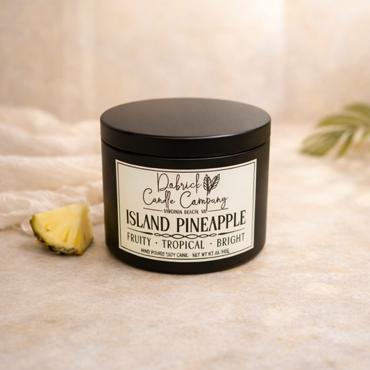 Seasonal Soy Candle - 6.5oz | Island Pineapple