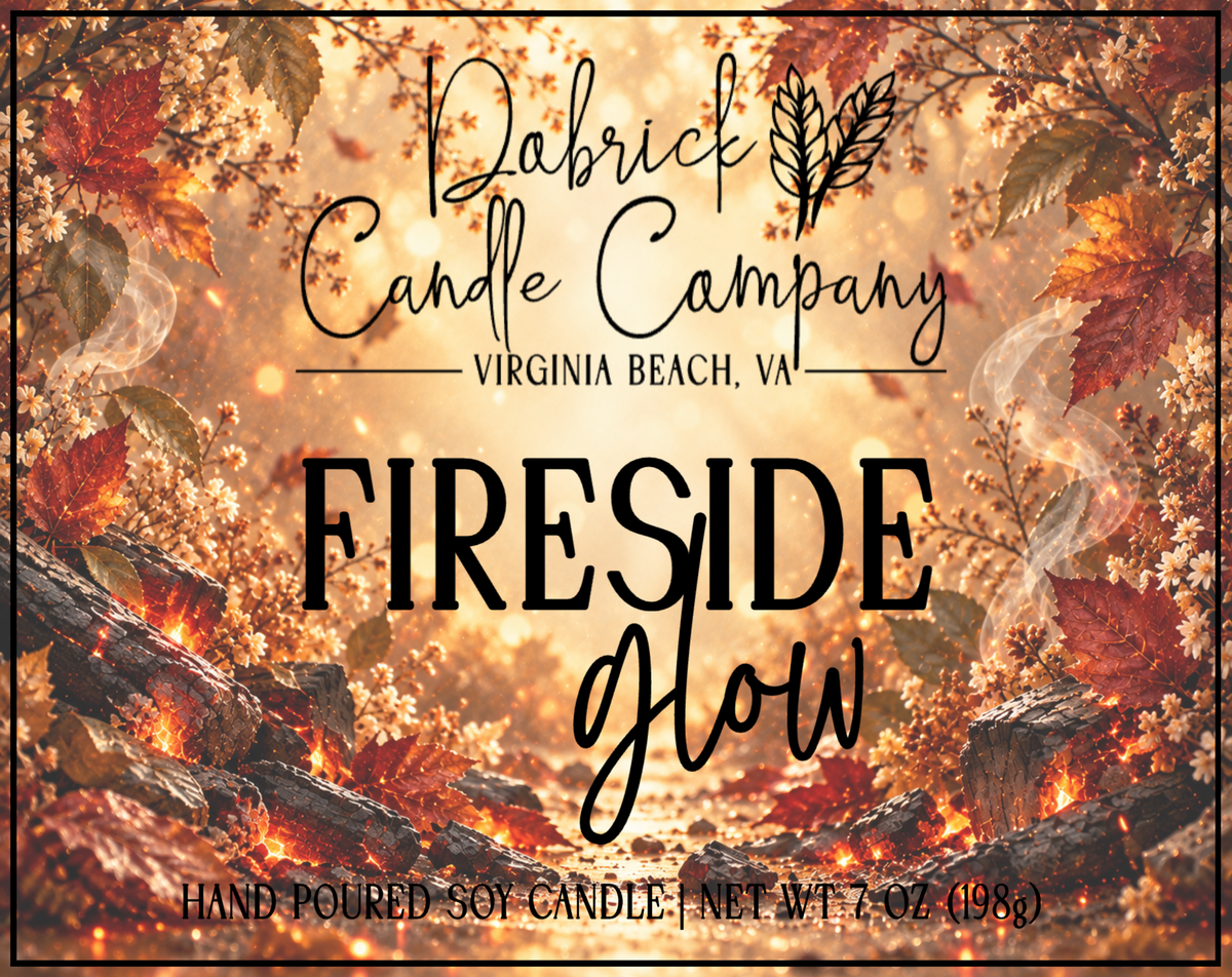 Crackling Wood Wick Candle | Fireside Glow