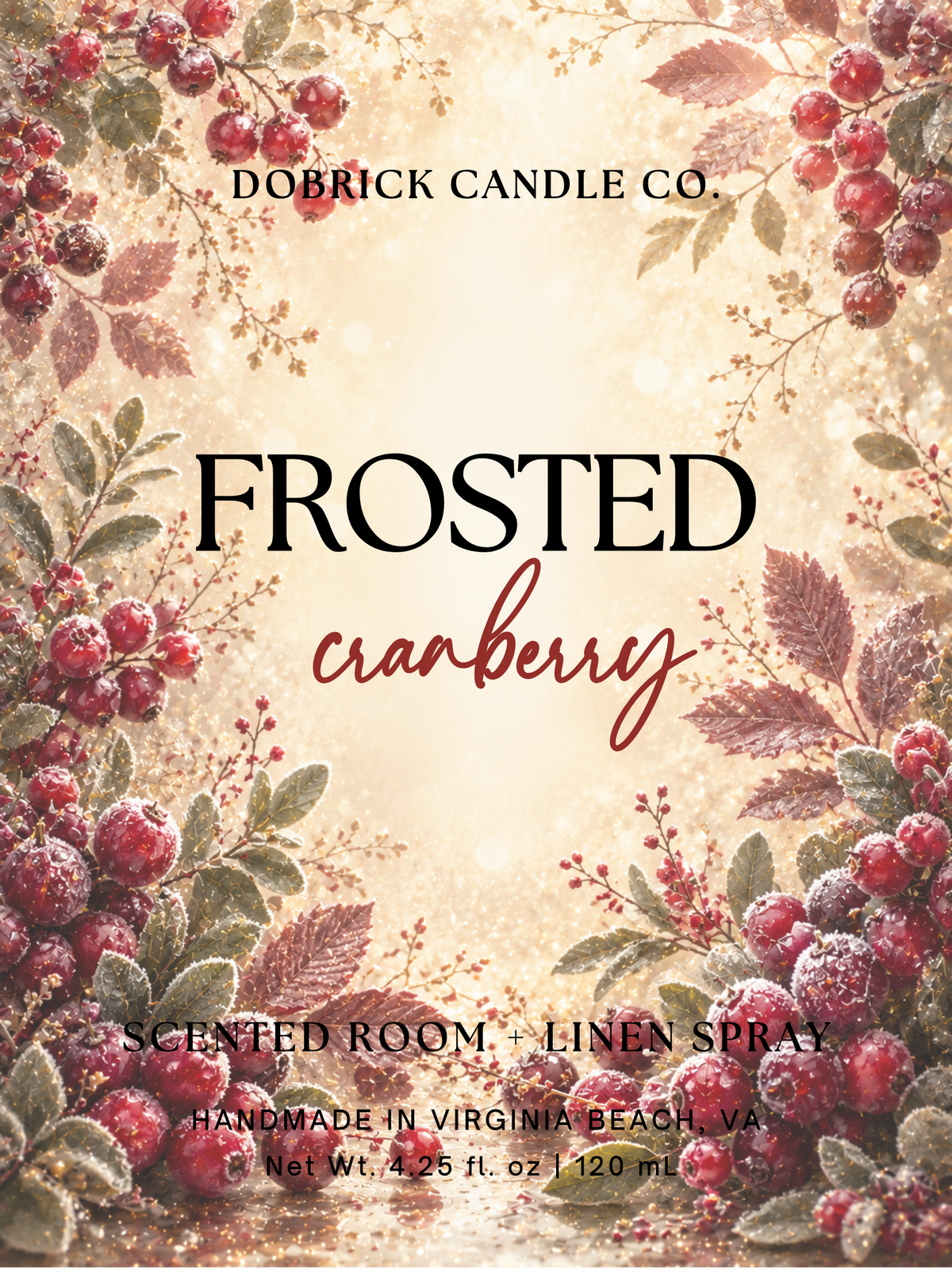 Room + Linen Spray | Frosted Cranberry