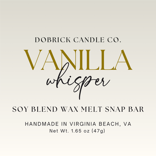 Artisan Snap Bar | Vanilla Whisper