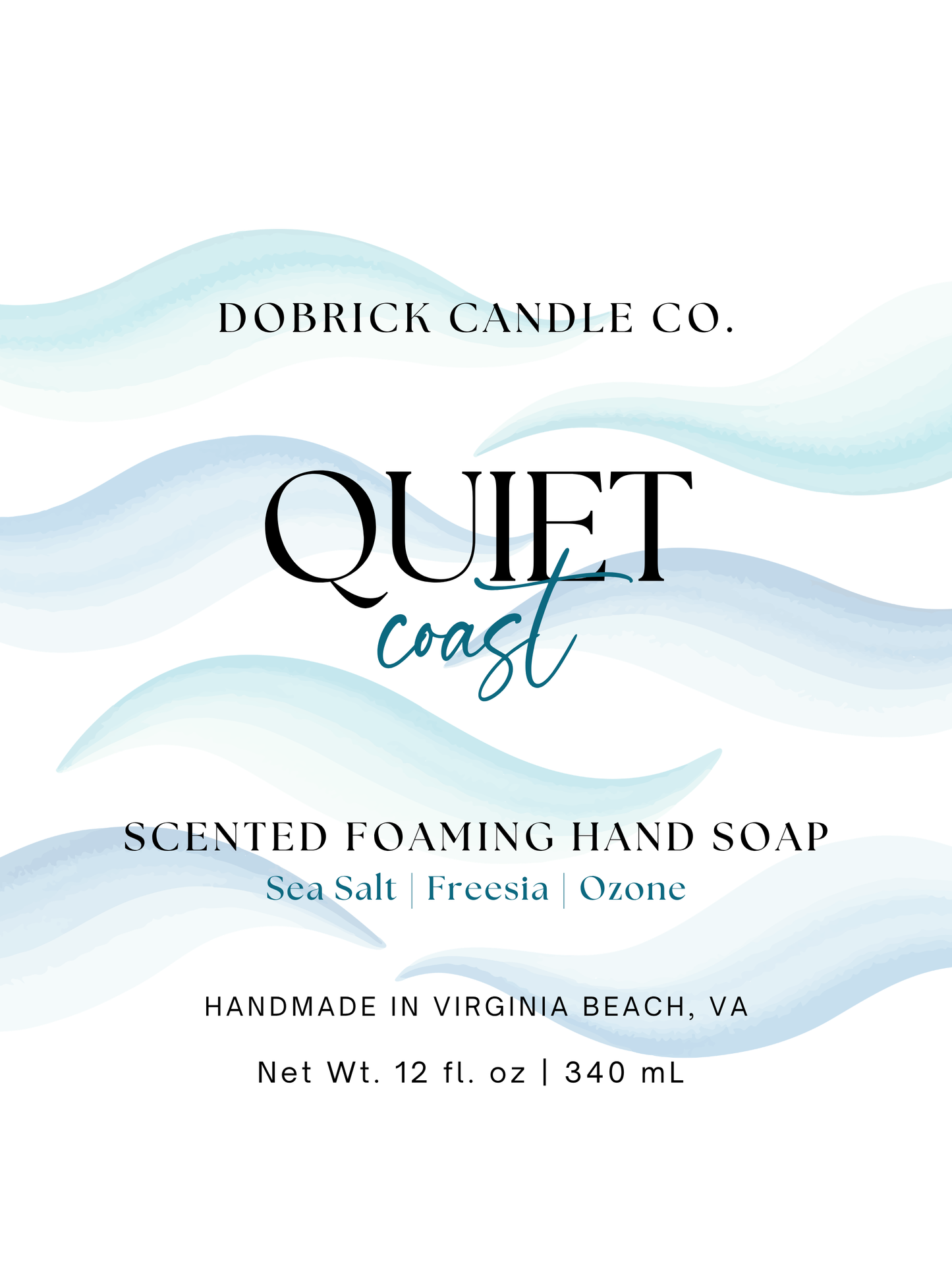 Foaming Hand Soap – 12oz | Quiet Coast