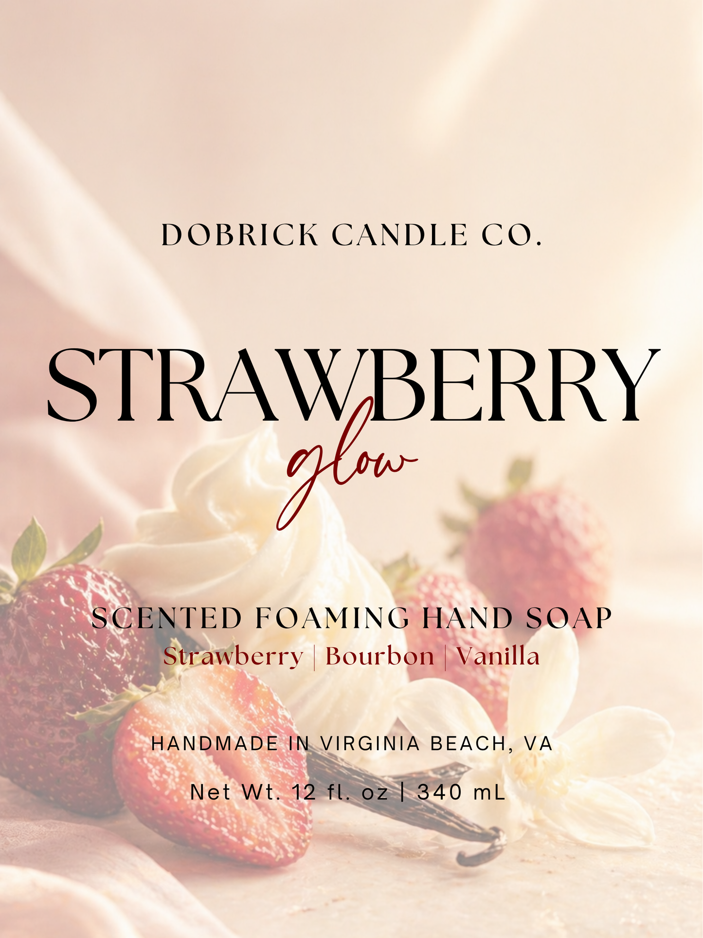 Foaming Hand Soap – 12oz | Strawberry Glow