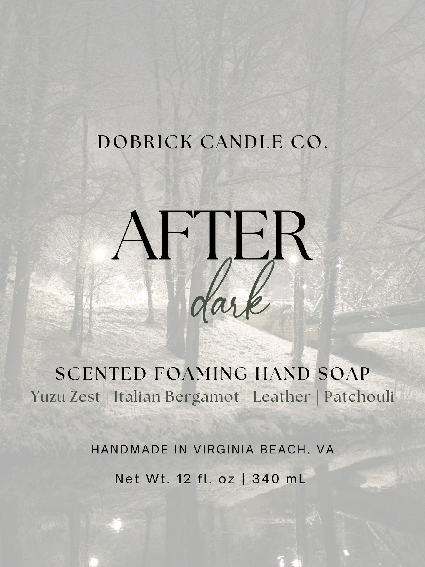 Foaming Hand Soap – 12oz | After Dark