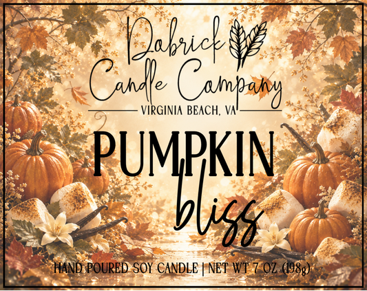 Crackling Wood Wick Candle | Pumpkin Bliss