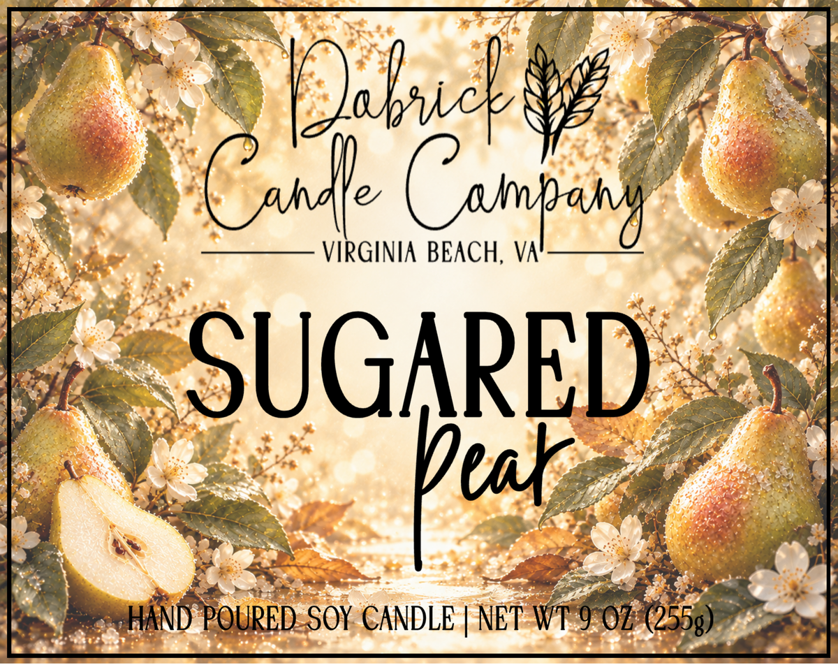 Crackling Wood Wick Candle | Sugared Pear